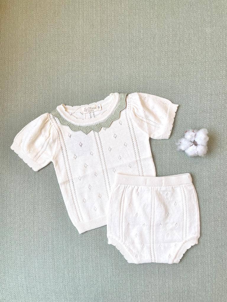 Anna Knit Top & Shorts Set