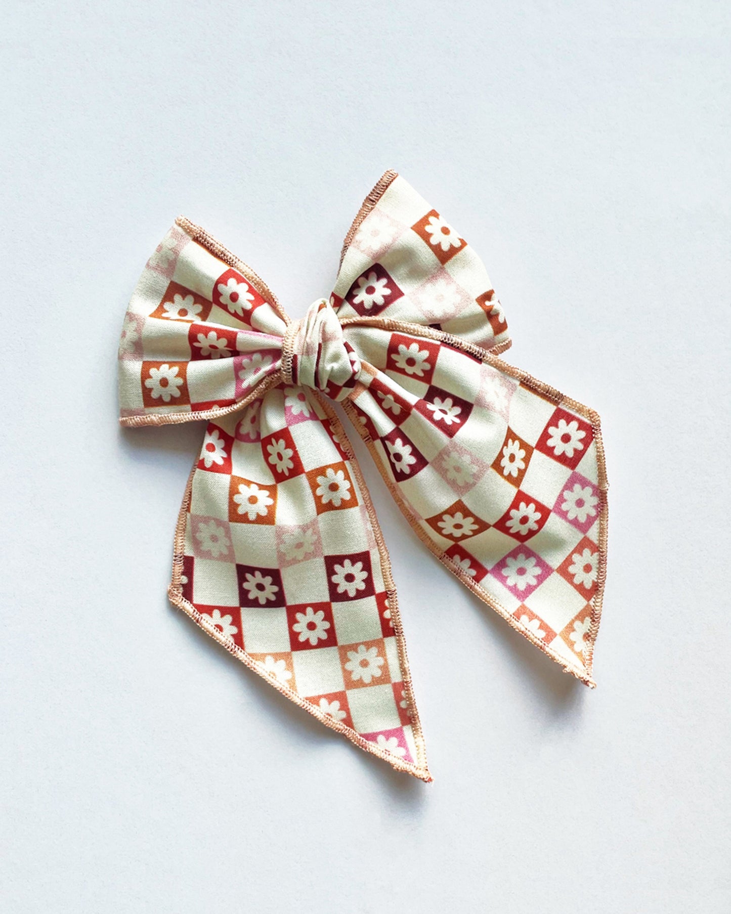 Secret Garden Checkered Hair Bow