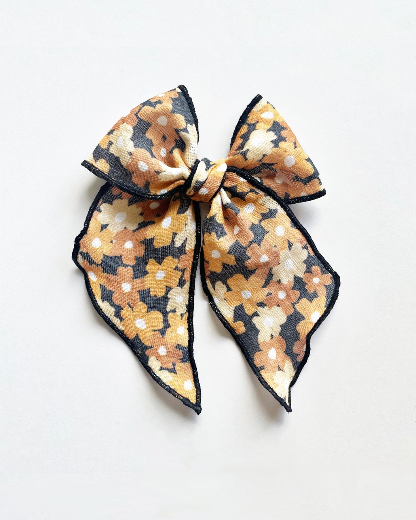Sweater Weather Floral Hair Bow
