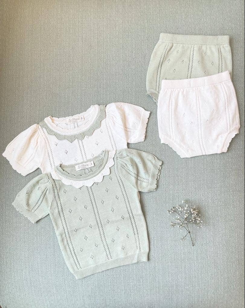 Anna Knit Top & Shorts Set