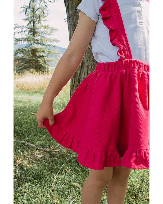 Strawberry Jam Pinafore Skirt