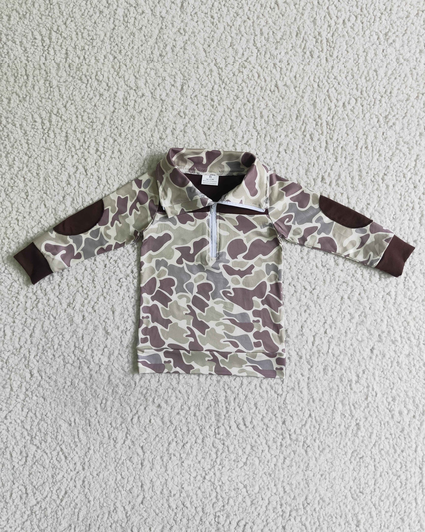 Pewing Guy Camouflage Zipper Shirt